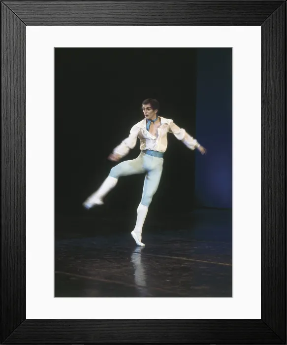 Framed Print : NUREYEV, Rudolf. Russian dance and choreographer. Portrait of Nureyev during his performance in Madrid in 1975. SPAIN. MADRID (AUTONOMOUS COMMUNITY). Madrid