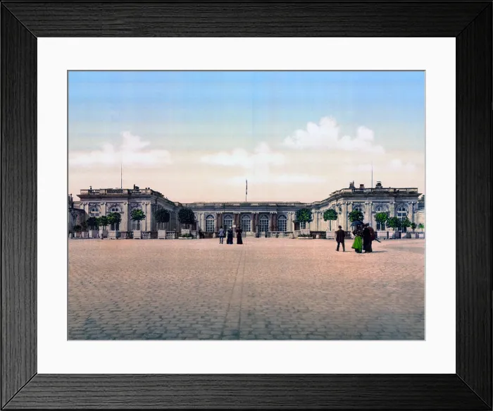 Framed Print : World War I. Palace of the Grand Trianon, Versailles, France. Photochrom ca. 1900