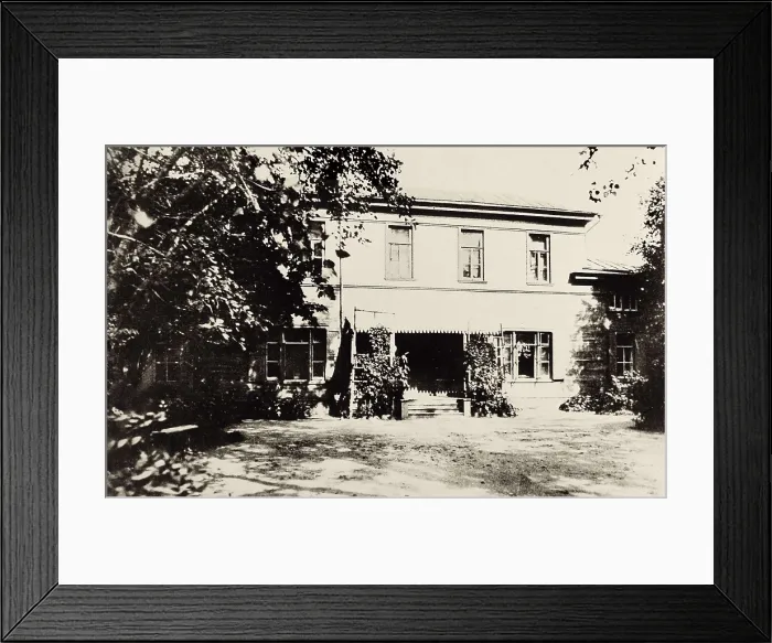Framed Print : TCHAIKOVSKY, Pyotr Ilych (1840-1893). Tchaikovsky's house in Klin, a city near Moscow. AISA / Everett Collection**US SALES ONLY**