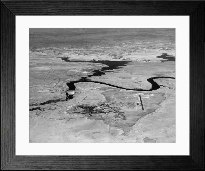 Framed Print : Hoover Dam and the city of Page, 1969. Courtesy: CSU Archives / Everett Collection