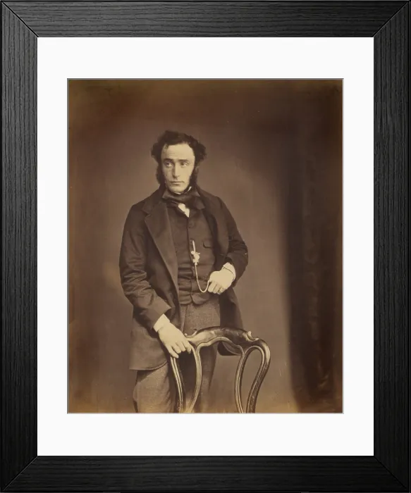 Framed Print : Lieutenant Colonel Clarke Kennedy, of the 18th Royal Irish Regiment of Foot, photograph by Roger Fenton, 1855