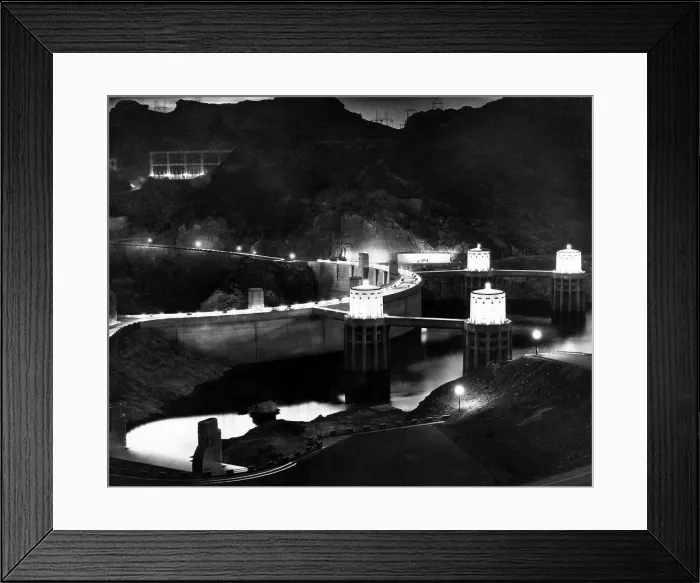 Framed Print : Hoover Dam, 1950. Courtesy: CSU Archives / Everett Collection Framed Print : Hoover Dam, 1950. Courtesy: CSU Archives / Everett Collection
