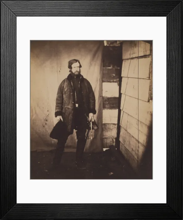 Framed Print : Captain Lord Balgonie, Grenadier Gaurds, photograph by Roger Fenton, 1855 Framed Print : Captain Lord Balgonie, Grenadier Gaurds, photograph by Roger Fenton, 1855