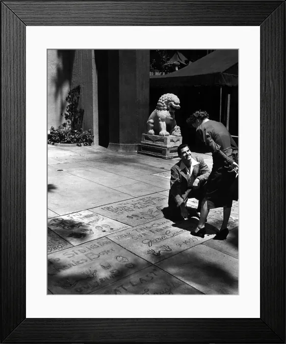 Framed Print : The exterior of Grauman's Chinese Theater, Hollywood, California, circa 1953. Courtesy: CSU Archives / Everett Collection Framed Print : The exterior of Grauman's Chinese Theater, Hollywood, California, circa 1953. Courtesy: CSU Archives / Everett Collection