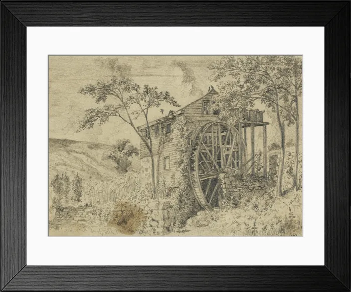 Framed Print : Old Mill, Sandy Hook, Md. 1863 Framed Print : Old Mill, Sandy Hook, Md. 1863