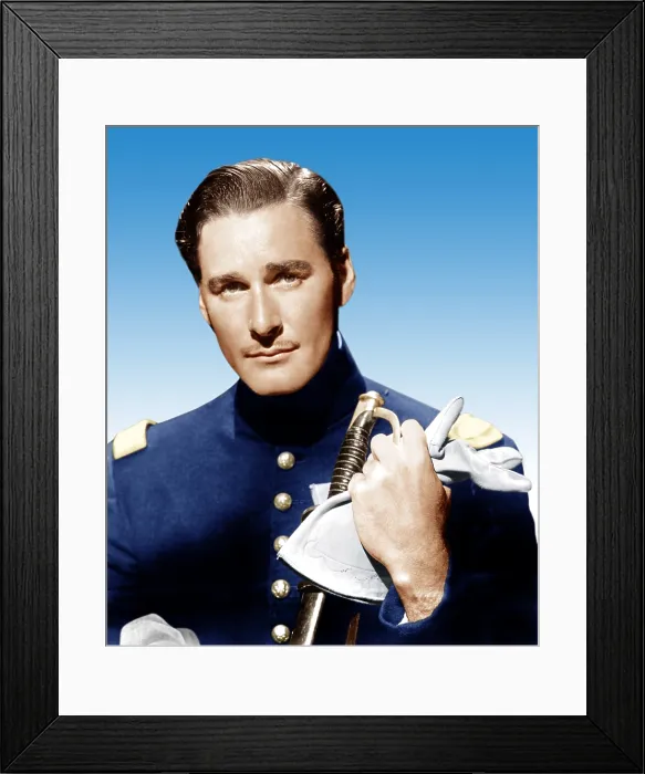 Framed Print : SANTA FE TRAIL, Errol Flynn, 1940 Framed Print : SANTA FE TRAIL, Errol Flynn, 1940