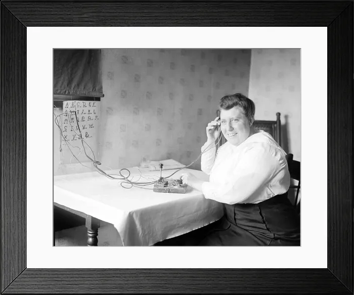 Framed Print : Ada Jones (1873-1922), American popular singer, circa 1910s
