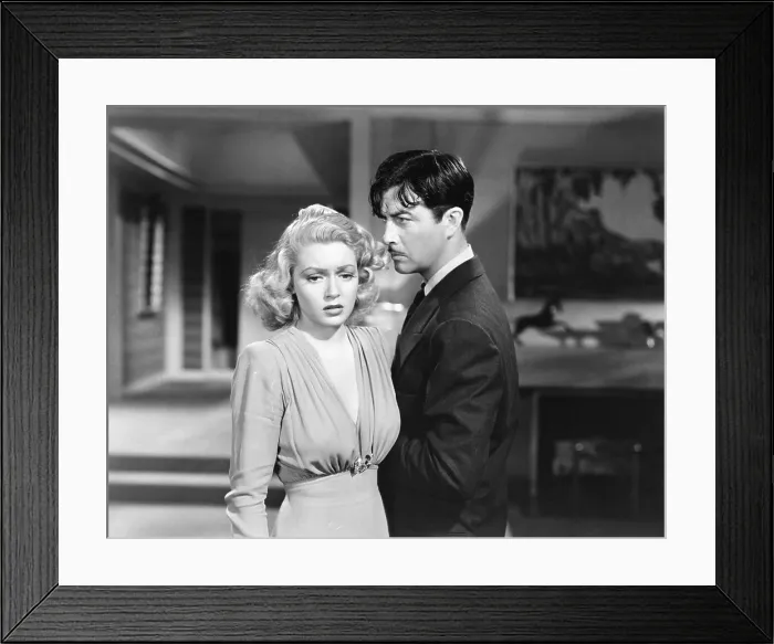 Framed Print : JOHNNY EAGER, from left: Lana Turner, Robert Taylor, 1942