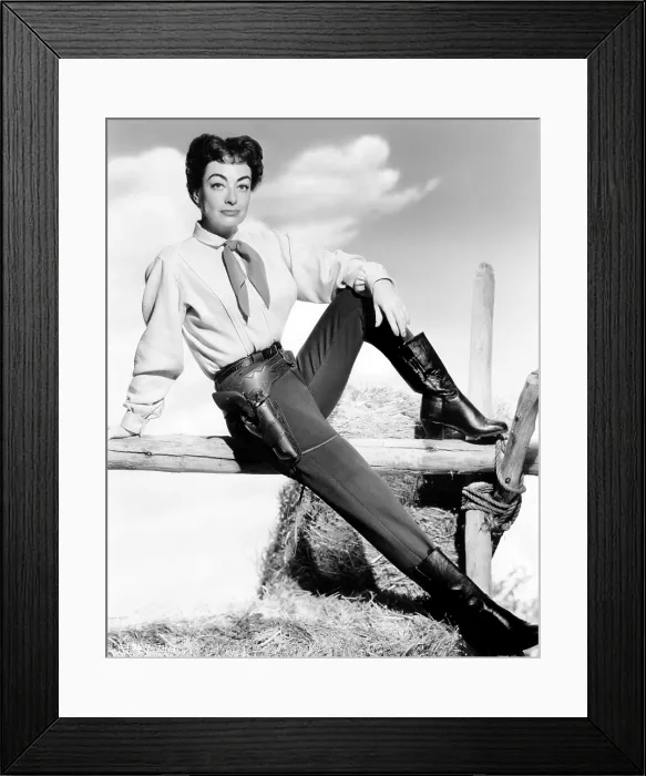 Framed Print : JOHNNY GUITAR, Joan Crawford, 1954