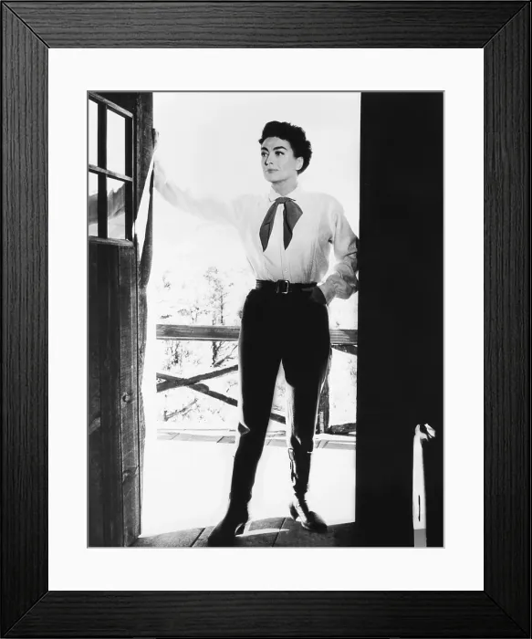 Framed Print : JOHNNY GUITAR, Joan Crawford, 1954