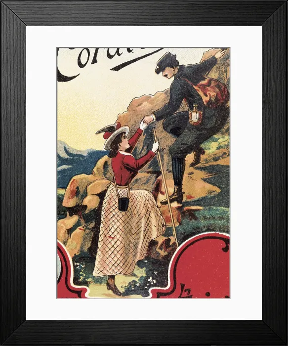 Framed Print : Alpinism at the beggining of 20th c. AISA / Everett Collection**US SALES ONLY** Framed Print : Alpinism at the beggining of 20th c. AISA / Everett Collection**US SALES ONLY**