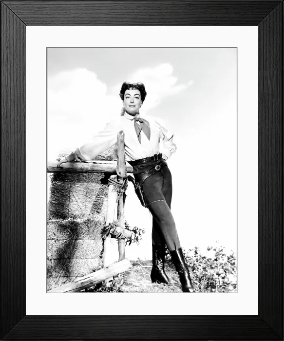 Framed Print : JOHNNY GUITAR, Joan Crawford, 1954 Framed Print : JOHNNY GUITAR, Joan Crawford, 1954