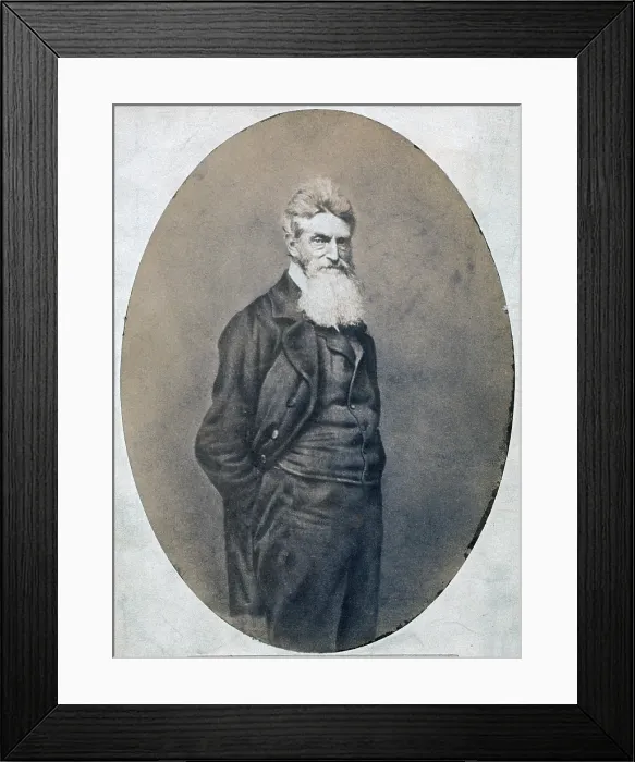 Framed Print : John Brown. Portrait May 1859