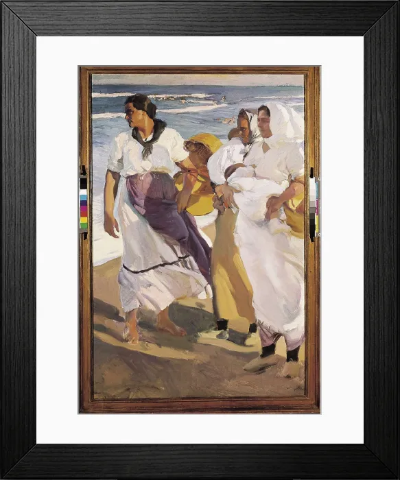 Framed Print : SOROLLA, Joaqun (1863-1923). Valencian Fisherwomen. 1915. SPAIN. Madrid. Sorolla Museum. AISA / Everett Collection**US SALES ONLY**