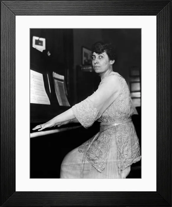 Framed Print : Grace Coolidge, wife of the vice-presidential nominee, plays the piano at her home in Northampton, Massachusetts, 1920. Courtesy: CSU Archives / Everett Collection Framed Print : Grace Coolidge, wife of the vice-presidential nominee, plays the piano at her home in Northampton, Massachusetts, 1920. Courtesy: CSU Archives / Everett Collection