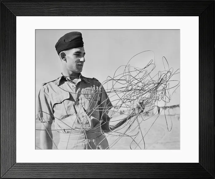 Framed Print : World War II, Sergeant C.M