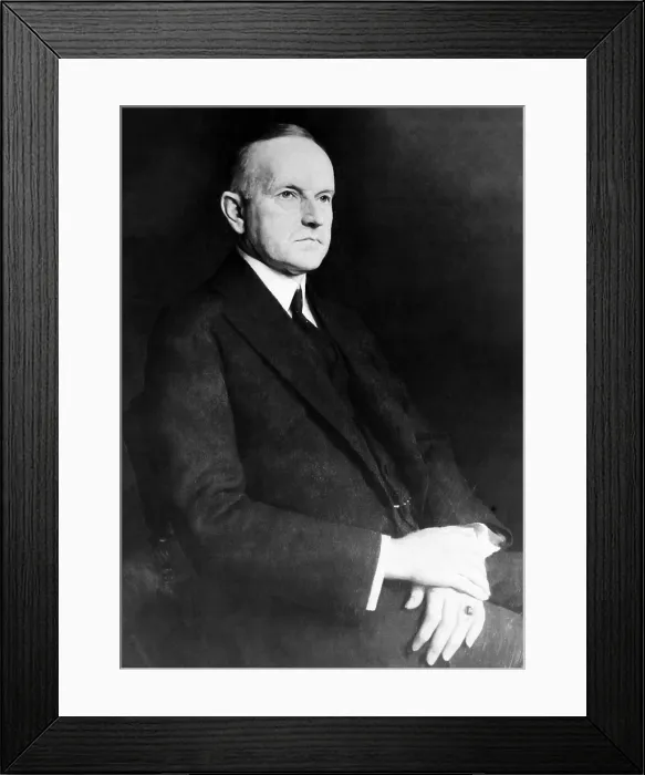 Framed Print : Calvin Coolidge, 1928. Courtesy: CSU Archives / Everett Collection