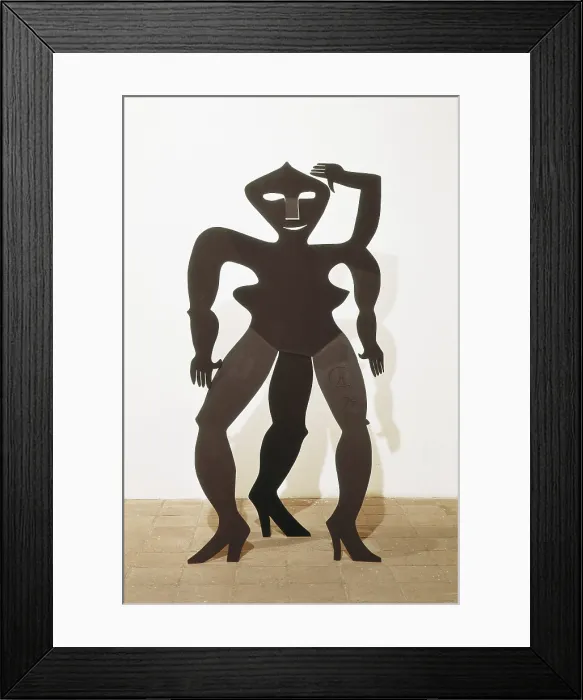 Framed Print : CALDER, Alexander (1898-1976). Critter aux longues jambes. 1974. Painted aluminium. Sculpture. SPAIN. Barcelona. Galerie Maeght (Maeght Gallery) Framed Print : CALDER, Alexander (1898-1976). Critter aux longues jambes. 1974. Painted aluminium. Sculpture. SPAIN. Barcelona. Galerie Maeght (Maeght Gallery)