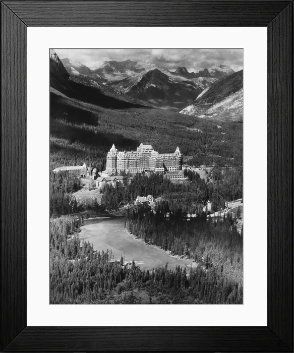 Framed Print : The Banff Springs Hotel in the Bow River Valley of the Canadian Rockies, Alberta, 1939. Courtesy: CSU Archives / Everett Collection Framed Print : The Banff Springs Hotel in the Bow River Valley of the Canadian Rockies, Alberta, 1939. Courtesy: CSU Archives / Everett Collection