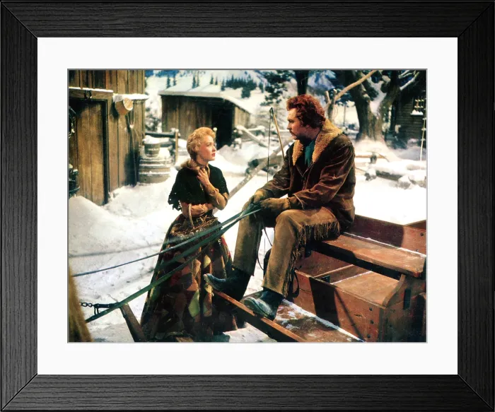 Framed Print : SEVEN BRIDES FOR SEVEN BROTHERS, Jane Powell, Howard Keel, 1954