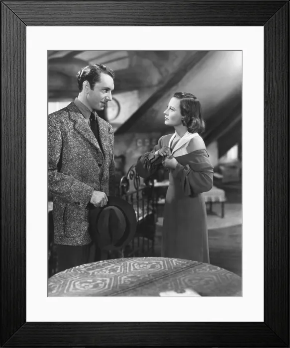 Framed Print : JOAN OF PARIS, from left, Paul Henreid, Michele Morgan, 1942 Framed Print : JOAN OF PARIS, from left, Paul Henreid, Michele Morgan, 1942