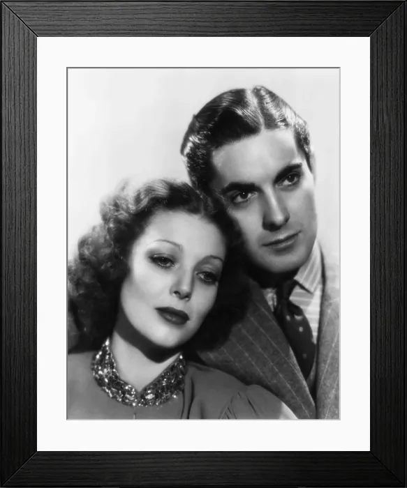 Framed Print : CAFE METROPOLE, from left: Loretta Young, Tyrone Power, 1937, TM & Copyright 20th Century Fox Film Corp. / courtesy Everett Collection Framed Print : CAFE METROPOLE, from left: Loretta Young, Tyrone Power, 1937, TM & Copyright 20th Century Fox Film Corp. / courtesy Everett Collection