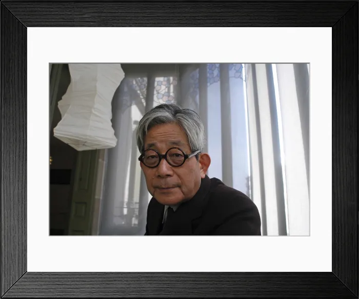 Framed Print : OEKenzaburo (1935). Writer. 2004. Oscar Elias / AISA / Everett Collection (184181)**US SALES ONLY** Framed Print : OEKenzaburo (1935). Writer. 2004. Oscar Elias / AISA / Everett Collection (184181)**US SALES ONLY**