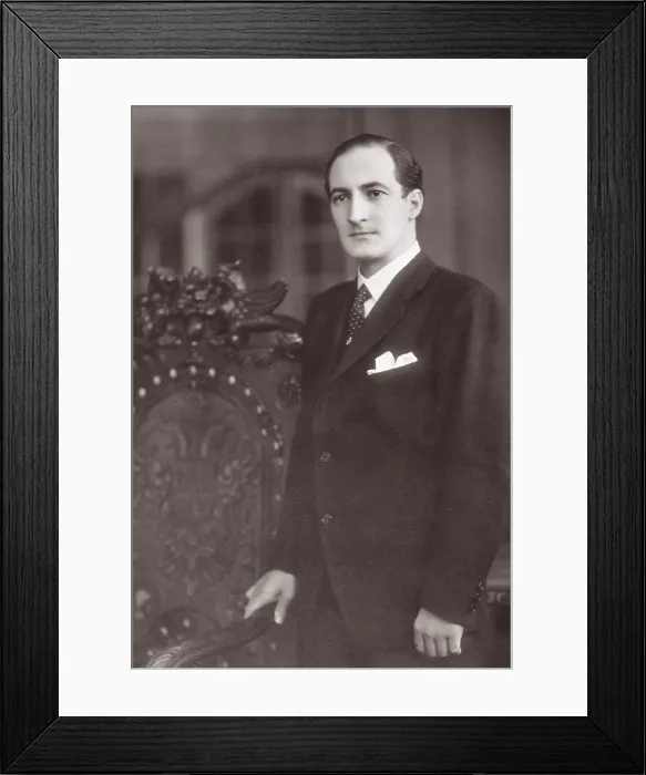 Framed Print : AGUIRRE LECUBE, Jos Antonio (1904-1960). Spanish politician and lawyer, leader of the Basque Nationalist Party. AISA / Everett Collection**US SALES ONLY**