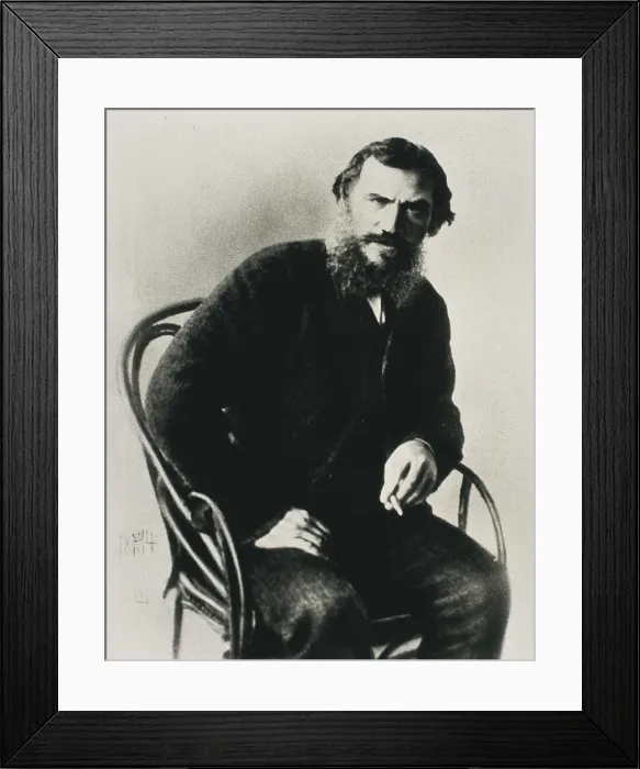 Framed Print : TOLSTOY, Lev Nikolayevich, Leo (1828-1910). Portrait of Leo Tolstoy during his visit to France in 1874. FRANCE. AISA / Everett Collection**US SALES ONLY** Framed Print : TOLSTOY, Lev Nikolayevich, Leo (1828-1910). Portrait of Leo Tolstoy during his visit to France in 1874. FRANCE. AISA / Everett Collection**US SALES ONLY**