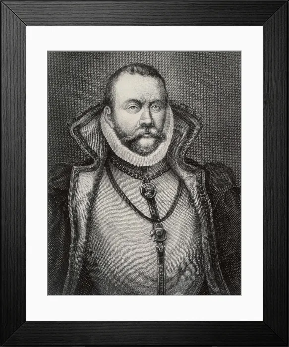 Framed Print : BRAHE, Tycho (1546-1601). Etching. AISA / Everett Collection**US SALES ONLY**