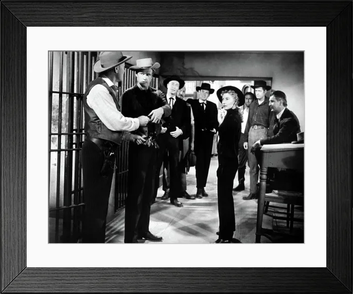 Framed Print : FORTY GUNS, Dean Jagger, John Ericson, Barry Sullivan, Gene Barry, Barbara Stanwyck, 1957, TM and Copyright (c) 20th Century-Fox Film Corp. All Rights Reserved Framed Print : FORTY GUNS, Dean Jagger, John Ericson, Barry Sullivan, Gene Barry, Barbara Stanwyck, 1957, TM and Copyright (c) 20th Century-Fox Film Corp. All Rights Reserved