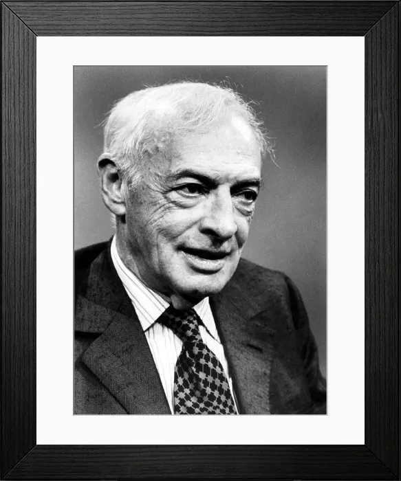 Framed Print : Saul Bellow. Undated Photograph.. Courtesy: CSU Archives  /  Everett Collection