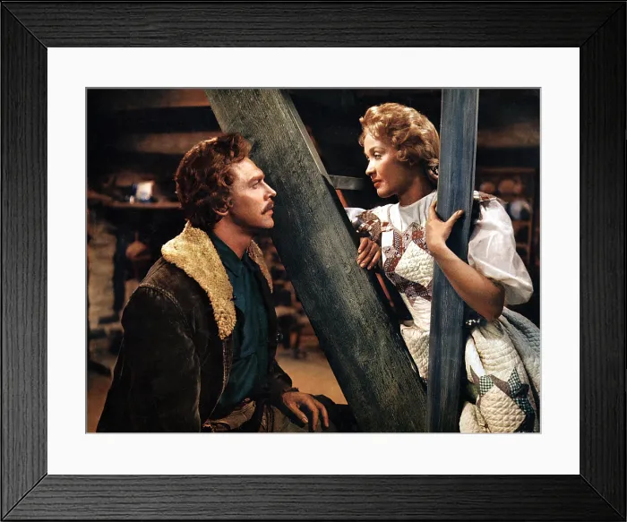 Framed Print : SEVEN BRIDES FOR SEVEN BROTHERS, Howard Keel, Jane Powell, 1954