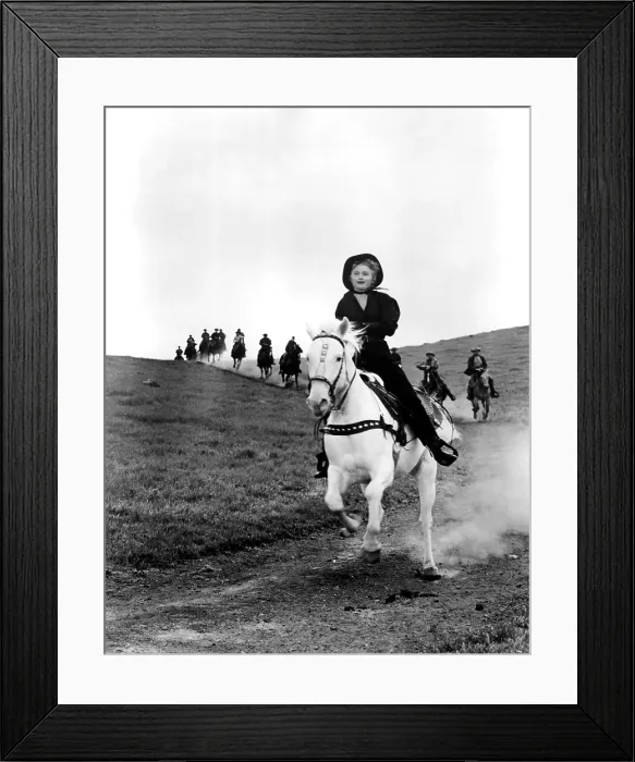 Framed Print : FORTY GUNS, Barbara Stanwyck, 1957, TM and Copyright (c) 20th Century-Fox Film Corp. All Rights Reserved Framed Print : FORTY GUNS, Barbara Stanwyck, 1957, TM and Copyright (c) 20th Century-Fox Film Corp. All Rights Reserved