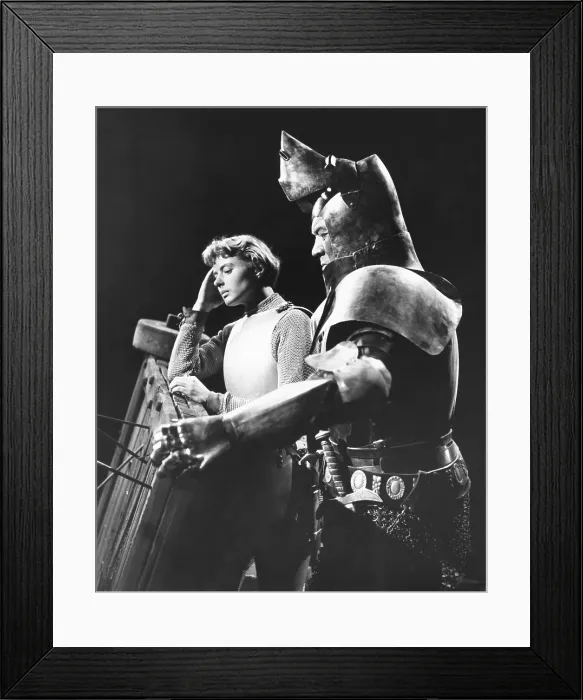 Framed Print : JOAN OF ARC, from left: Ingrid Bergman, Ward Bond, 1948 Framed Print : JOAN OF ARC, from left: Ingrid Bergman, Ward Bond, 1948