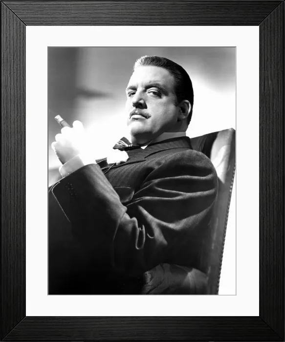 Framed Print : JOAN OF PARIS, Laird Cregar, 1942 Framed Print : JOAN OF PARIS, Laird Cregar, 1942