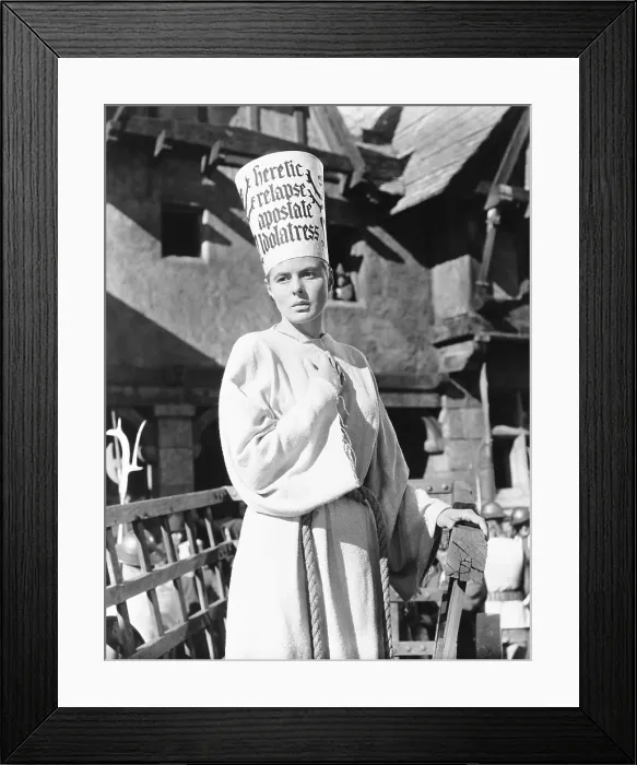 Framed Print : JOAN OF ARC, Ingrid Bergman, 1948