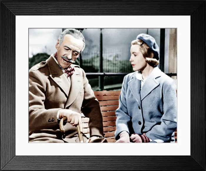 Framed Print : SEPARATE TABLES, from left: David Niven, Deborah Kerr, 1958