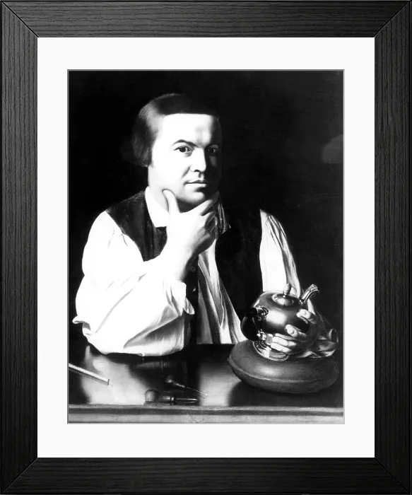 Framed Print : BOSTON: This is Copley's oil on canvas portrait of Paul Revere, done in the period of 1768-1770. 6-16-75. Courtesy: CSU Archives  /  Everett Collection