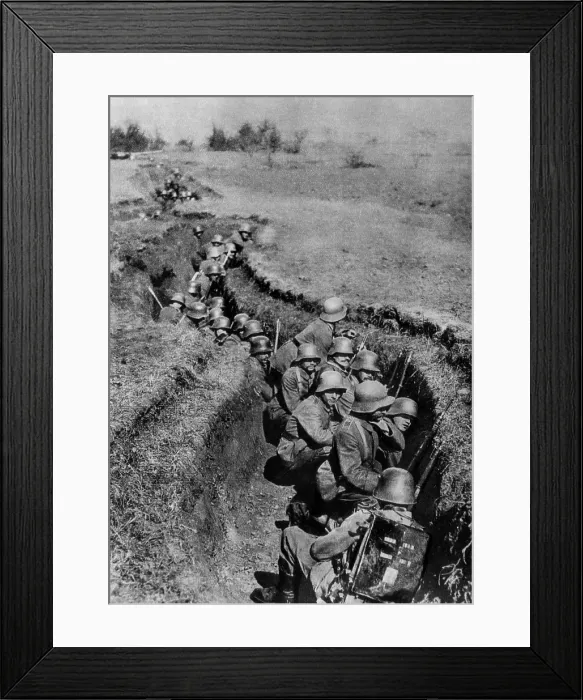 Framed Print : World War I: German Shock Troops, circa 1917. Courtesy: CSU Archives / Everett Collection