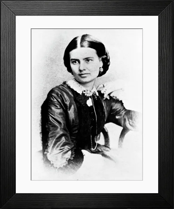 Framed Print : First Lady Ellen Herndon Arthur, wife of President Chester A. Arthur, ca. 1860s