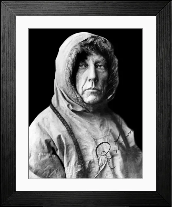 Framed Print : Roald Amundsen, the first person to reach the South Pole. The Norwegian explorer made it there in 1911. Photo taken in 1925. Courtesy: CSU Archives / Everett Collection