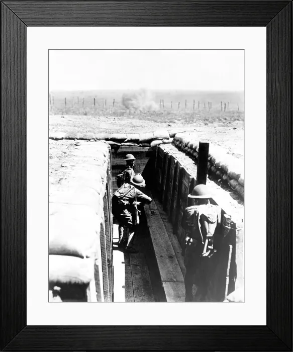 Framed Print : American soldiers in World War I, 1918.. Courtesy: CSU Archives  /  Everett Collection