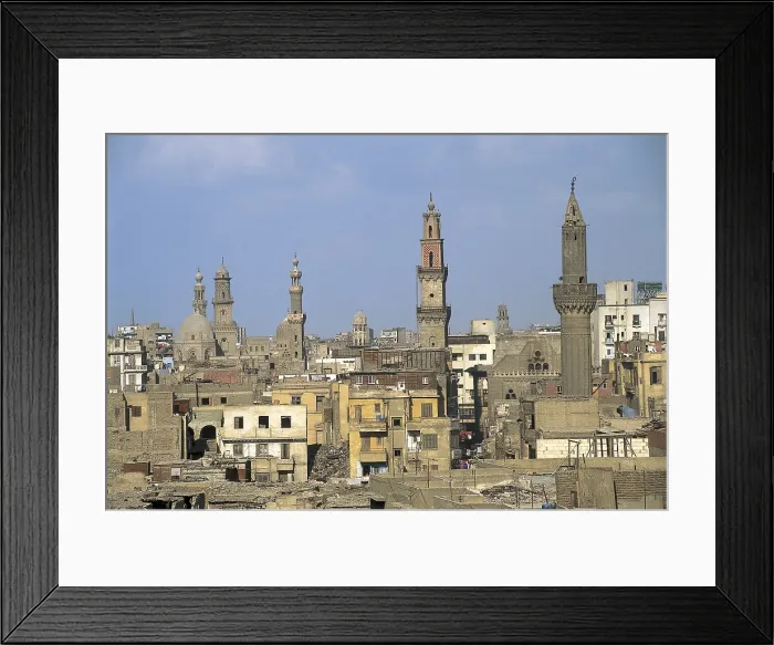 Framed Print : EGYPT. CAIRO. Cairo. Islamic Cairo. Tower of Al-Moayyad Mosque. Islamic art. AISA / Everett Collection**US SALES ONLY**