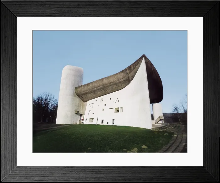 Framed Print : LE CORBUSIER, Charles-douard Jeanneret, named (1887-1965). Chapel of Notre Dame du Haut. 1951-1955. FRANCE. Ronchamp. Chapel of Notre Dame du Haut. Rationalism. Architecture Framed Print : LE CORBUSIER, Charles-douard Jeanneret, named (1887-1965). Chapel of Notre Dame du Haut. 1951-1955. FRANCE. Ronchamp. Chapel of Notre Dame du Haut. Rationalism. Architecture