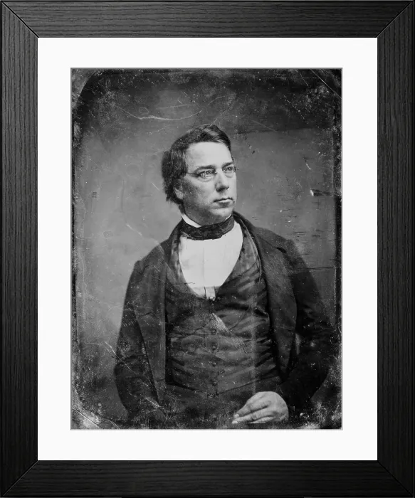 Framed Print : George Perkins Marsh, United States minister resident in the Ottoman Empire. ca. 1850 Framed Print : George Perkins Marsh, United States minister resident in the Ottoman Empire. ca. 1850