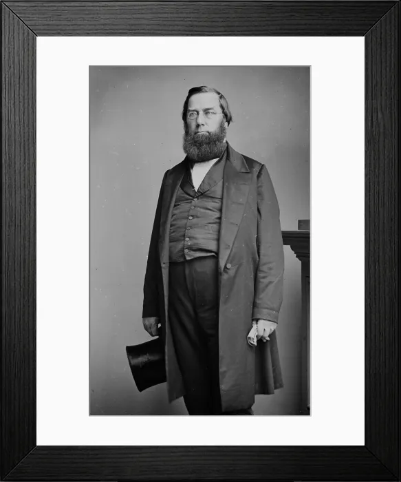 Framed Print : George Perkins Marsh, United States minister to the Kingdom of Italy. ca. 1860s Framed Print : George Perkins Marsh, United States minister to the Kingdom of Italy. ca. 1860s