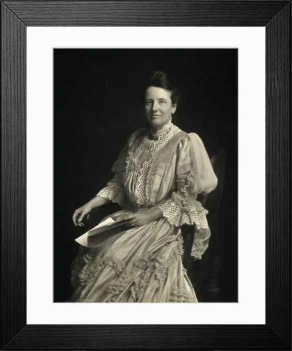 Framed Print : First Lady Edith Kermit Roosevelt, wife of Theodore Roosevelt, February 16, 1905