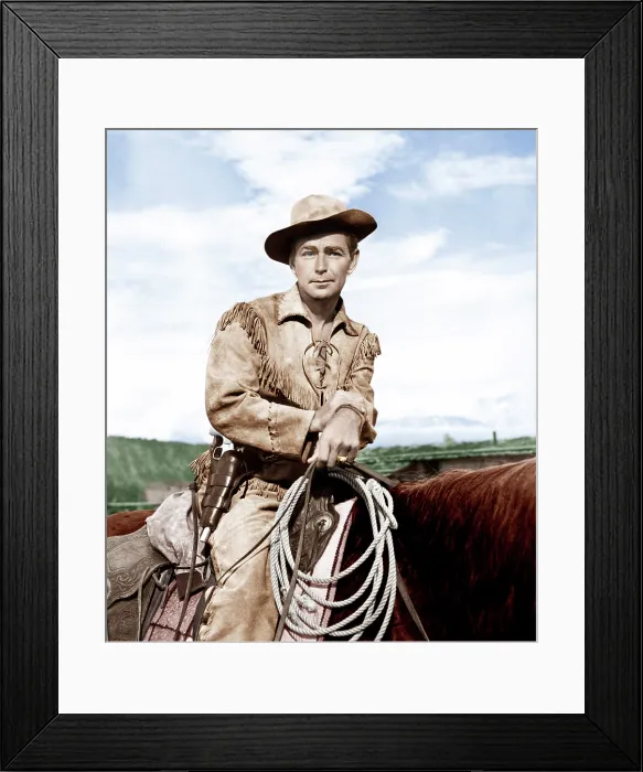 Framed Print : SHANE, Alan Ladd, 1953