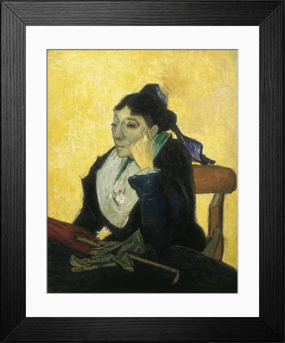 Framed Print : GOGH, Vincent van (1853-1890). L'Arlesienne (Madame Ginoux). 1888 Framed Print : GOGH, Vincent van (1853-1890). L'Arlesienne (Madame Ginoux). 1888